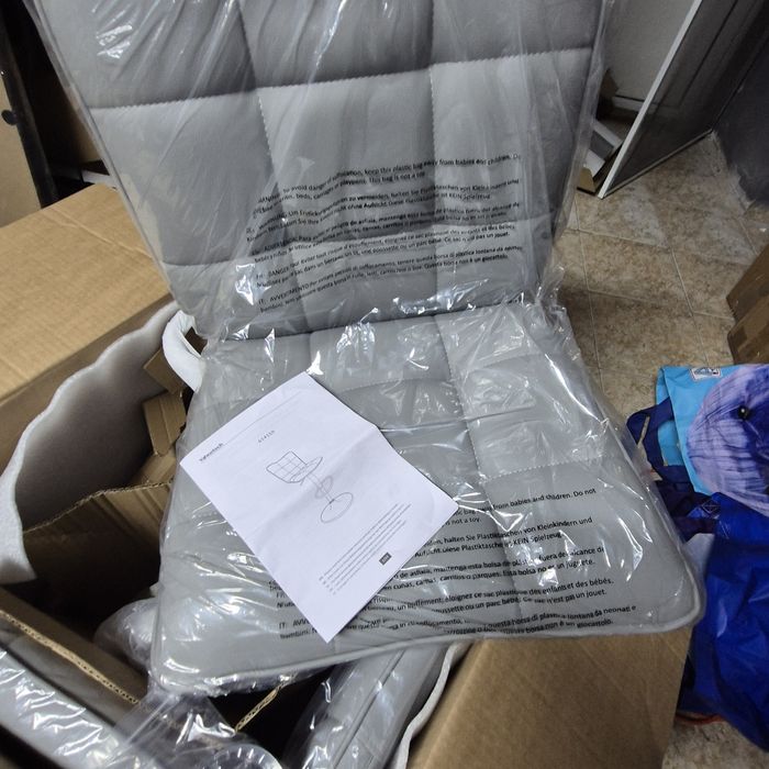 2бр.луксозни кожени бар столове с регулируема височина и газов амортис