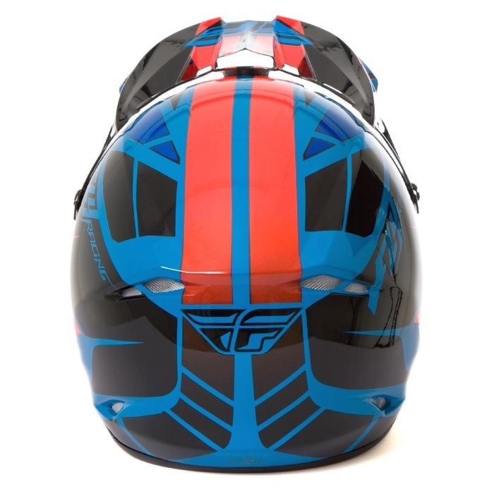 Шок цена!!! fly racing kinetic impulse blue black orange каска крос м