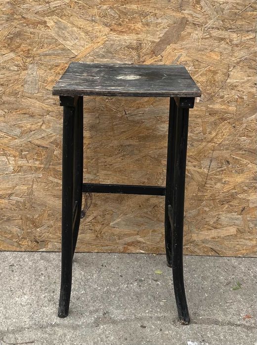 3 buc Masuta Vintage din lemn stil Thonet; Masuta tip piedestal