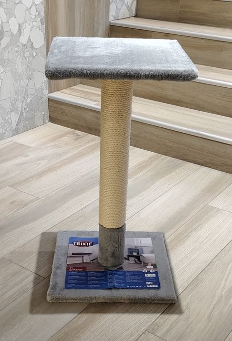 Когтеточка-столбик с лежанкой,сизаль