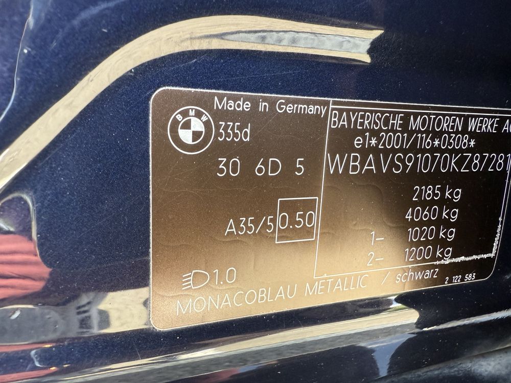 BMW E91 335d 2008