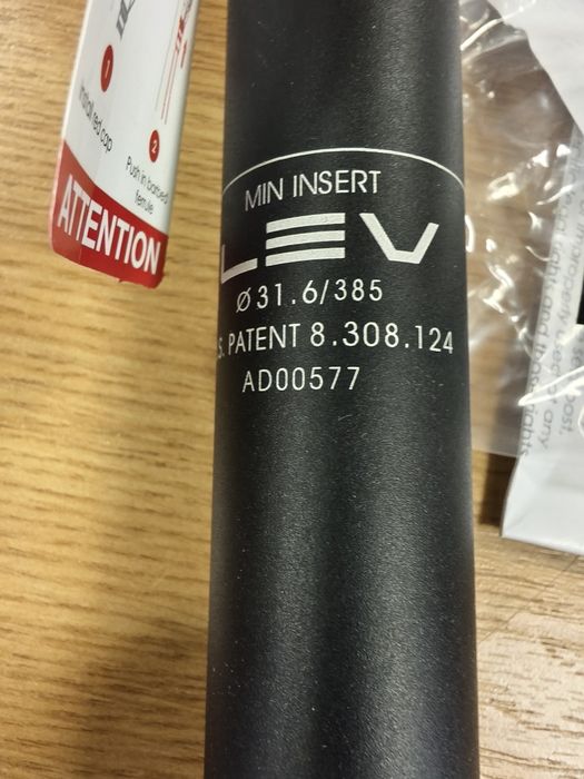 Хидравлично колче/дропър KS LEV DX 31.6/385mm  125mm ход външен монтаж