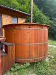 Ciubar din lemn 6 persoane cu soba inox