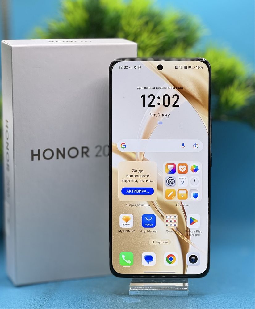 ГАРАНЦИОНЕН!!! Honor 200, 12GB, 512GB, Black
