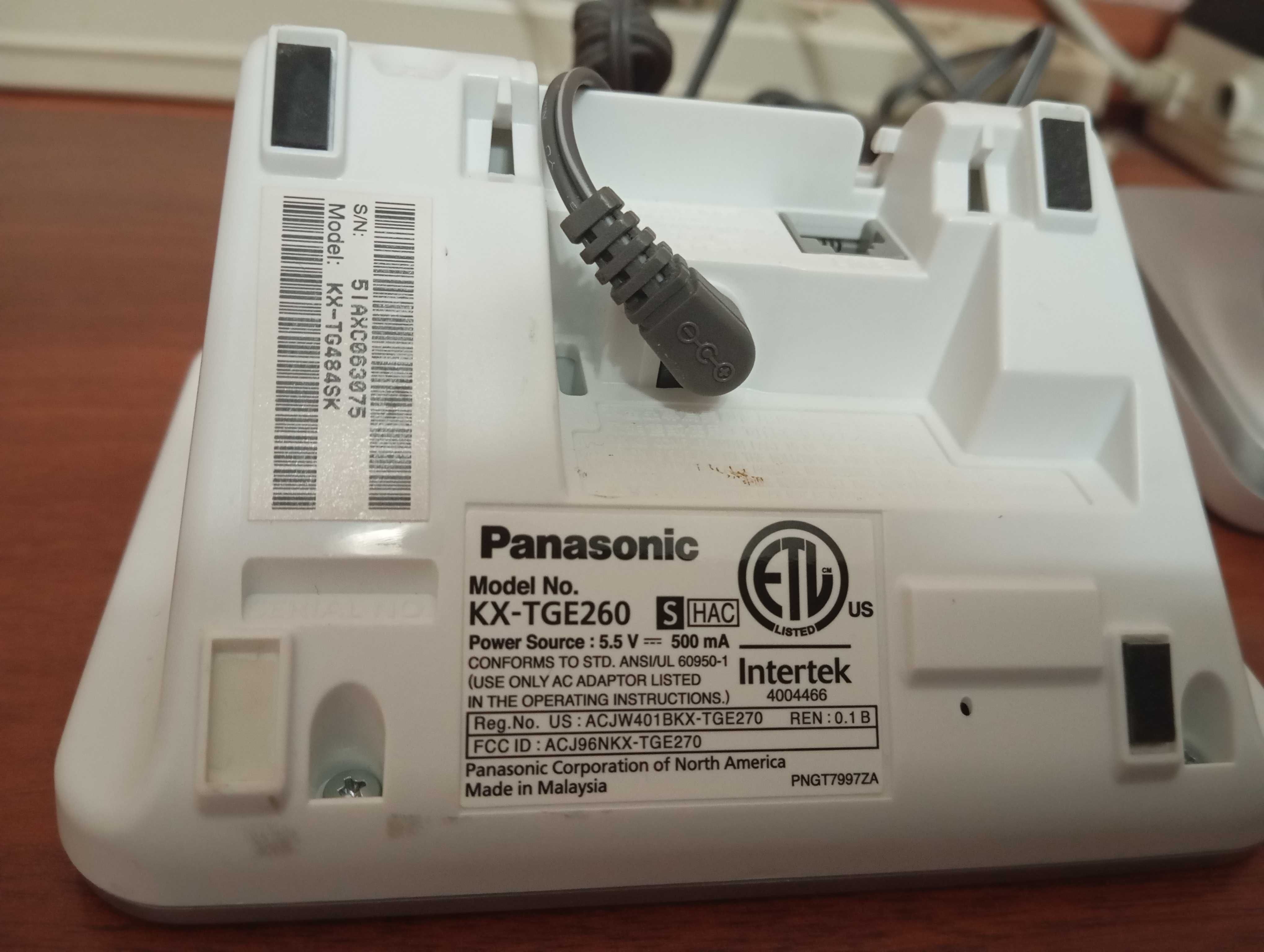 Продам радиотелефон PANASONIC две трубки на один телефонный номер