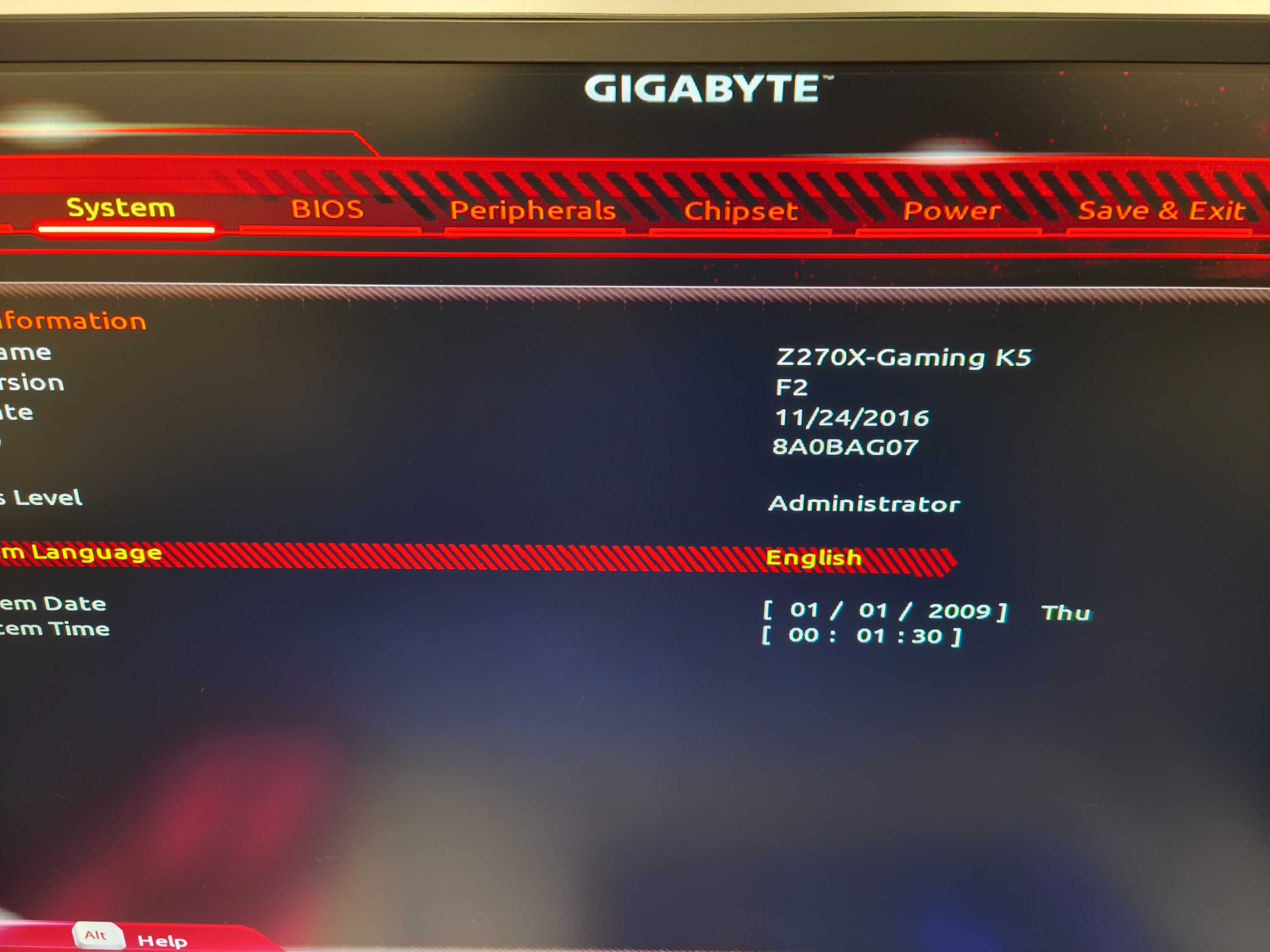Placa de baza GIGABYTE AORUS GA-Z270X-Gaming K5 soket 1151