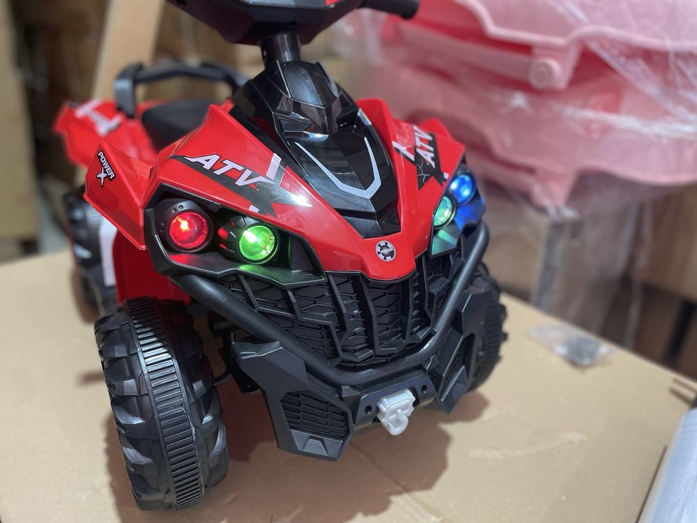 Atv electric copii Nichiduta Power X Speed 12V 4.5Ah, Roti rezistente