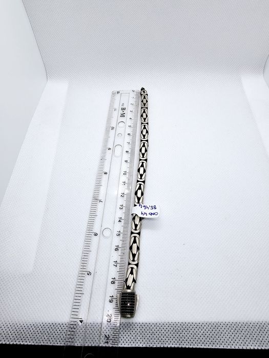 Vand bratara din argint 925 model bizantin 35.46 g cod 44