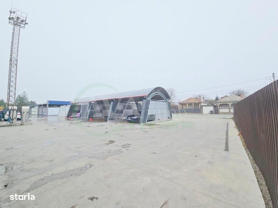 Spalatorie auto functionala – 4 boxe, teren 600 mp – zona CFR, Bacau