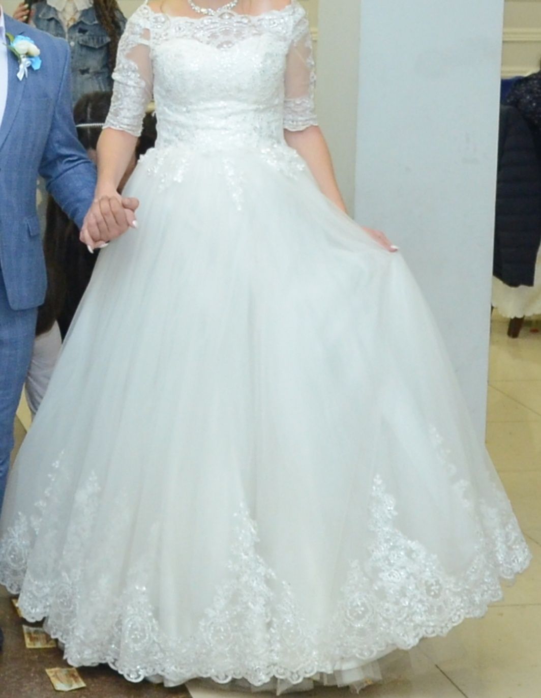 Счастливое свадебное платье