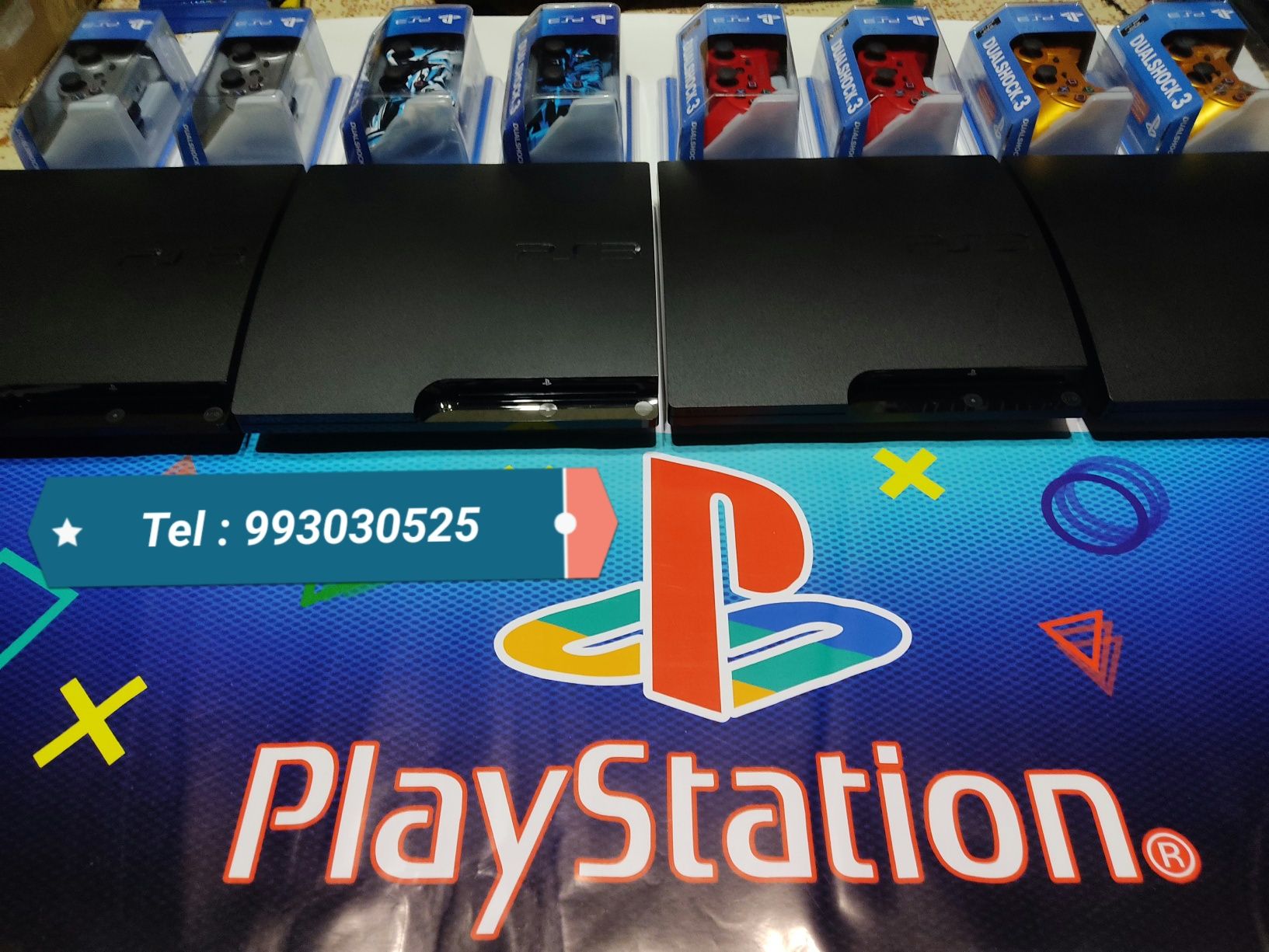 Playstation 3 HD. SLIM + Super SLIM.+ Bonus 40 Top GAMES. 100% GARANTI