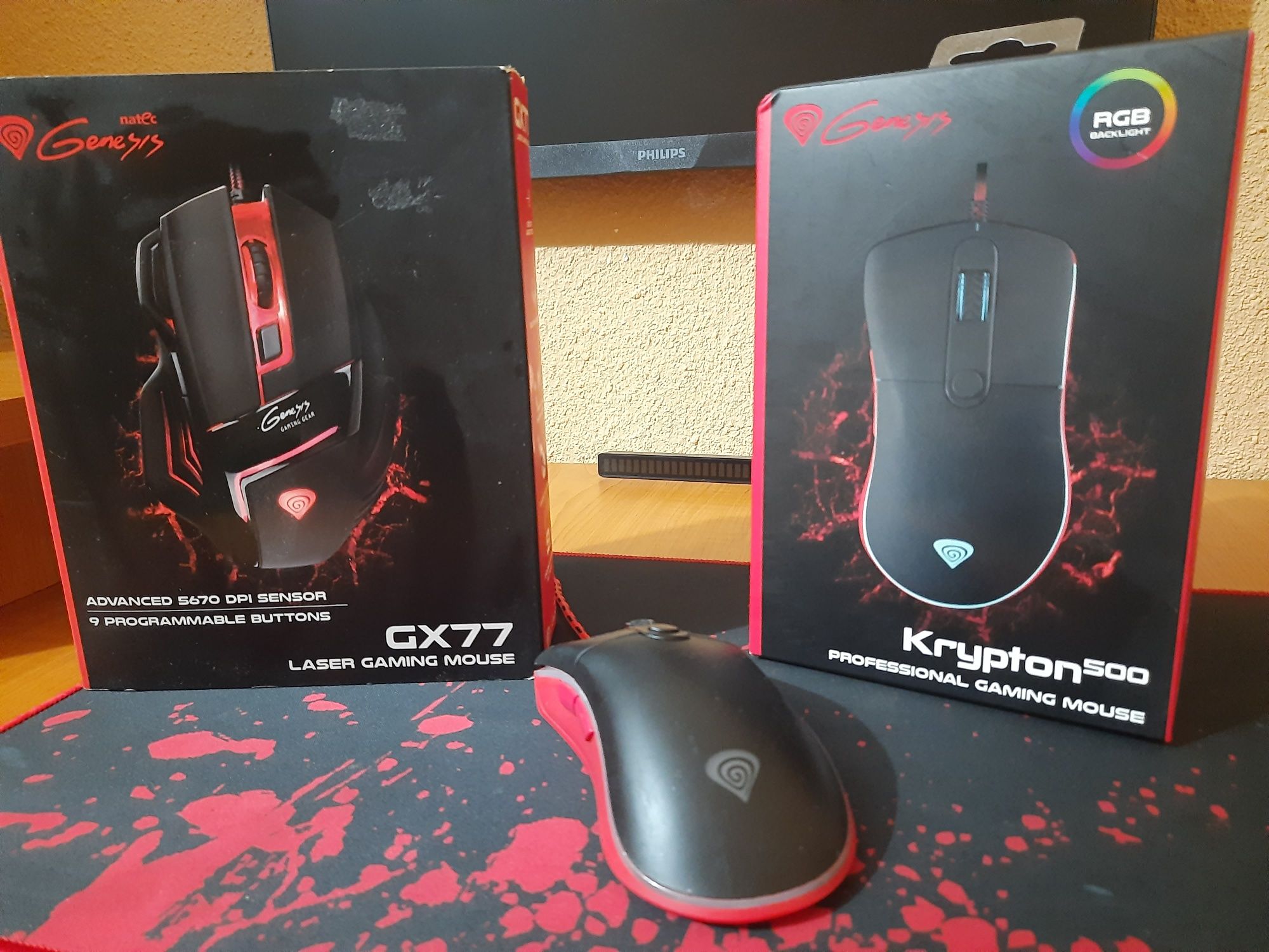 Mouse Gaming Krypton 500 RGB