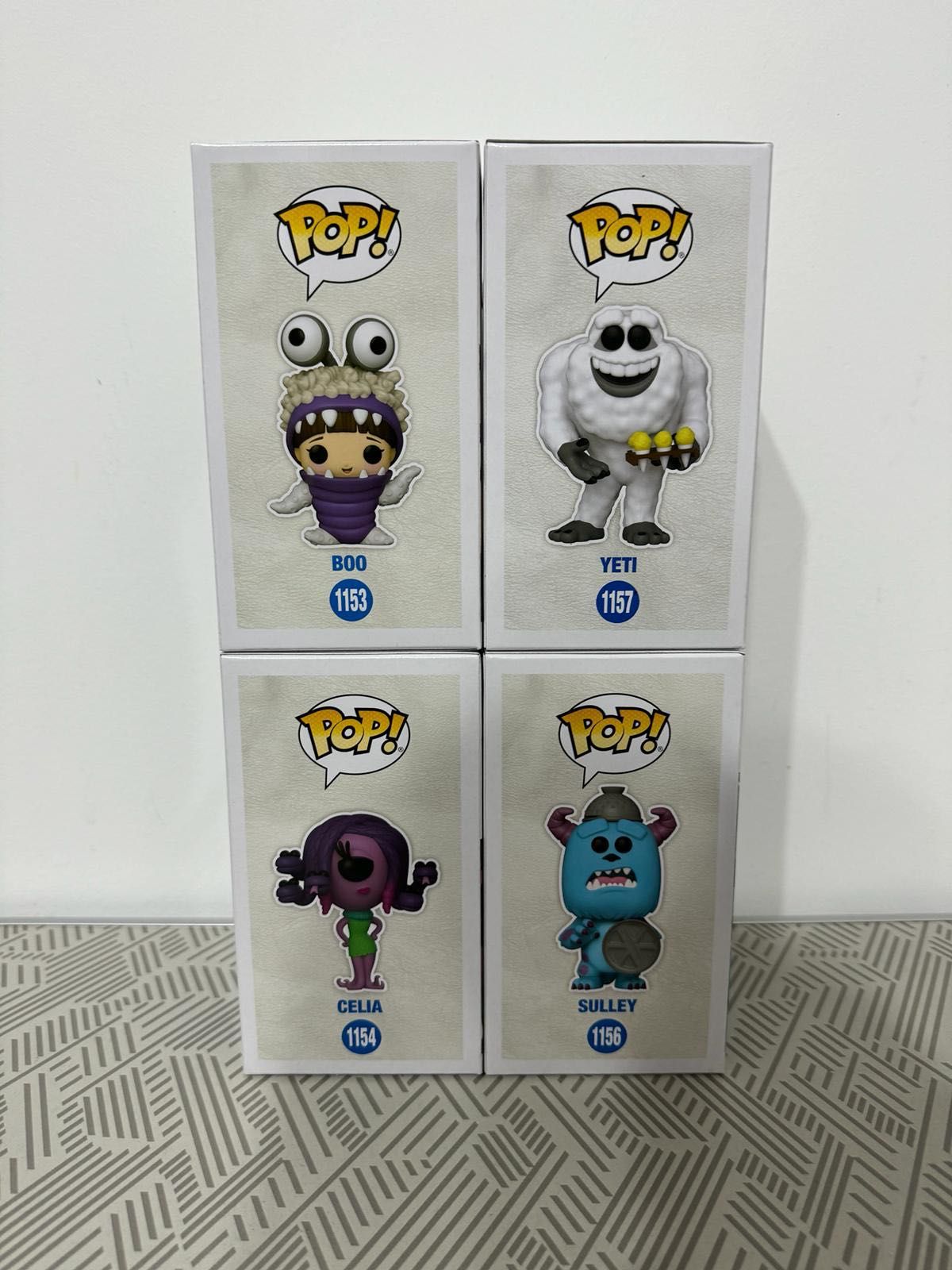 Vand Colectie 4 Figurine Funko Pop Monsters, Inc. Disney Pixar