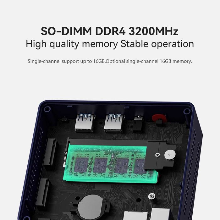 Мини Пк Mini Pc Beelink Mini S13 Intel 150 13th  16Gb DDR5 500GB SSD