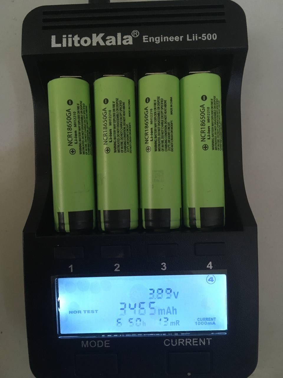Литиево-йонни батерии, Li-ion cell Panasonic NCR18650GA 3450mAh 10A