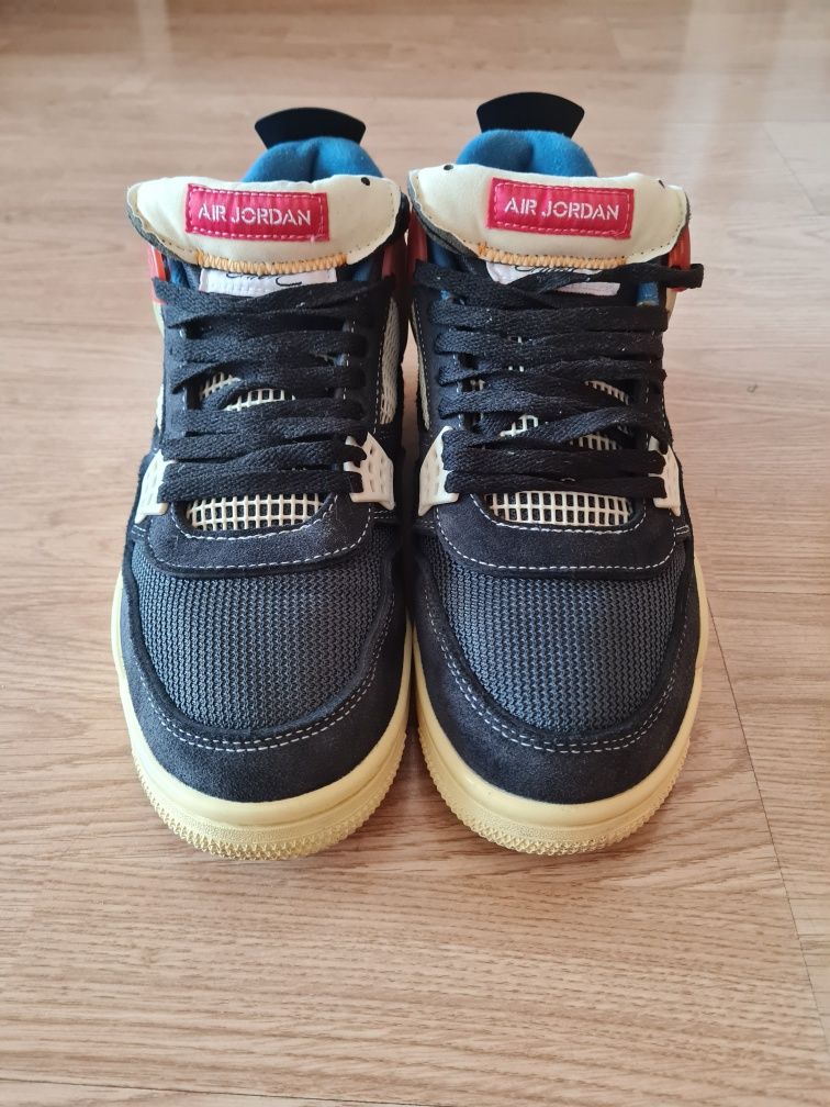 Sneakers Jordan 4 retro Union off noir originali 46