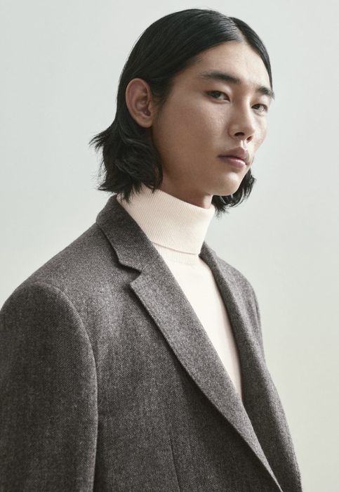 Sacou din lana Massimo Dutti