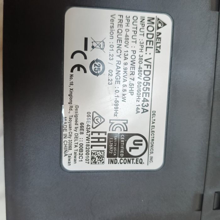 Convertizoare de frecventa  delta și danfoss NOI