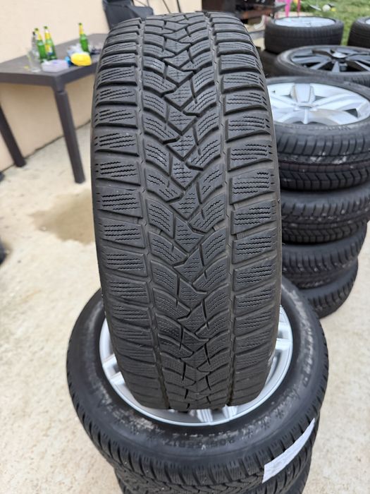 Jante aliaj 17” + cauciucuri iarnă 205/55 R17 Dunlop Winter Sport 5