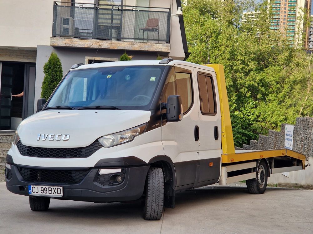 Iveco Daily autoplatforma BA14 transport auto,7 Locuri