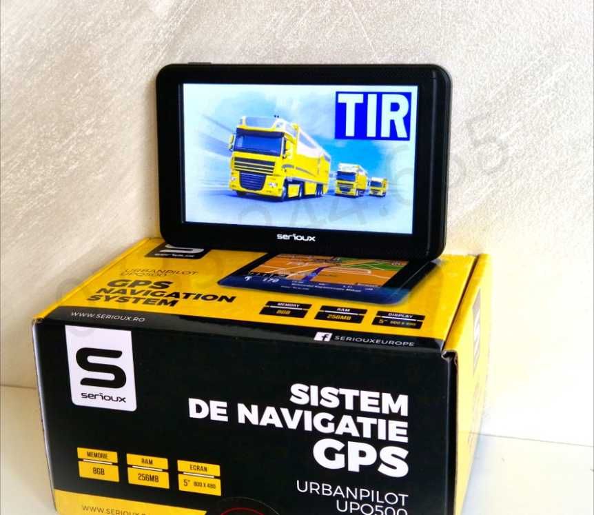 Navigatie GPS - SERIOUX 5"U-Pilot,pt Truck,TIR,Camion,Auto,Actualizat