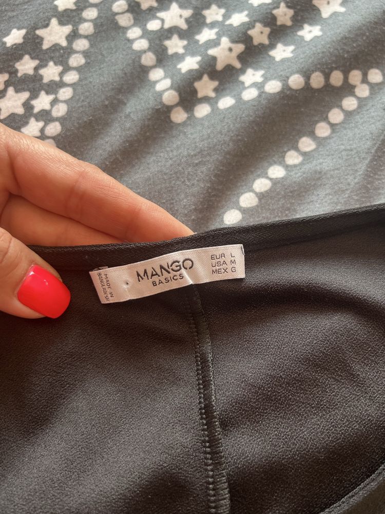 Черна рокля Mango