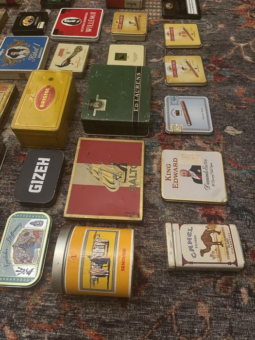 Colectie lot 29 cutii tigarete / tigari - vintage