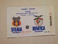 Bilet meci fotbal Steaua - Benfica 6 aprilie 1988