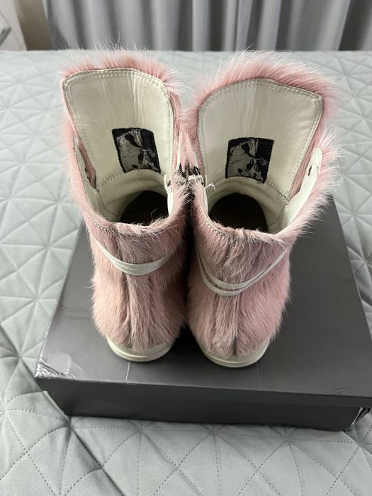 Rick Owens Ramones pink fur
