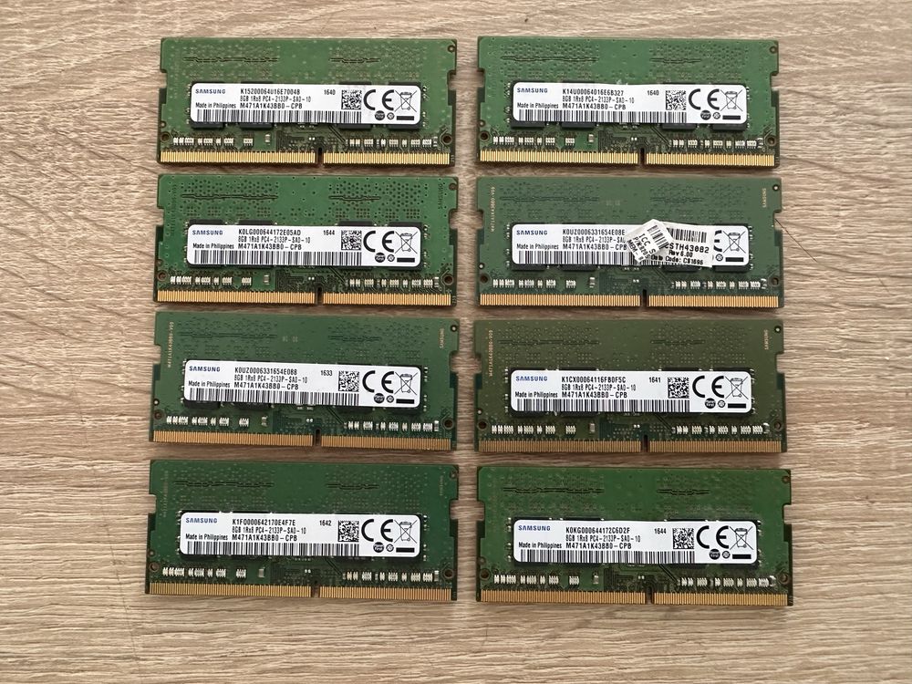 Memorii 8 Gb DDR4 Sodimm ( laptop )