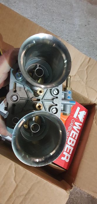 Weber carburatoare 44IDF kafer beetle motor dual port tip 4