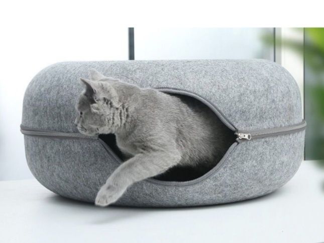 Домик бублик для кошек