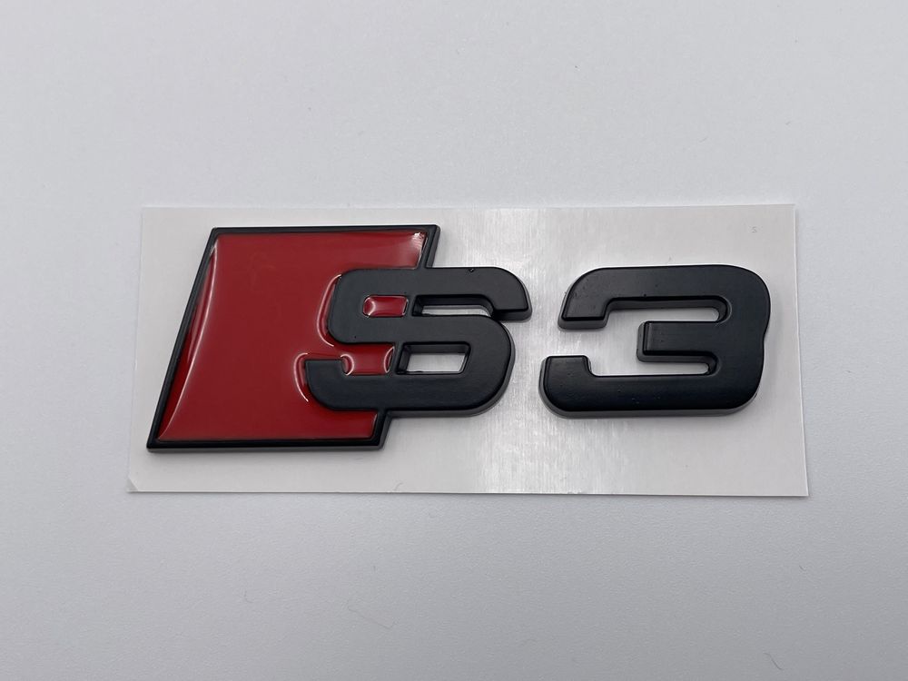 Set Embleme Audi S3 negru