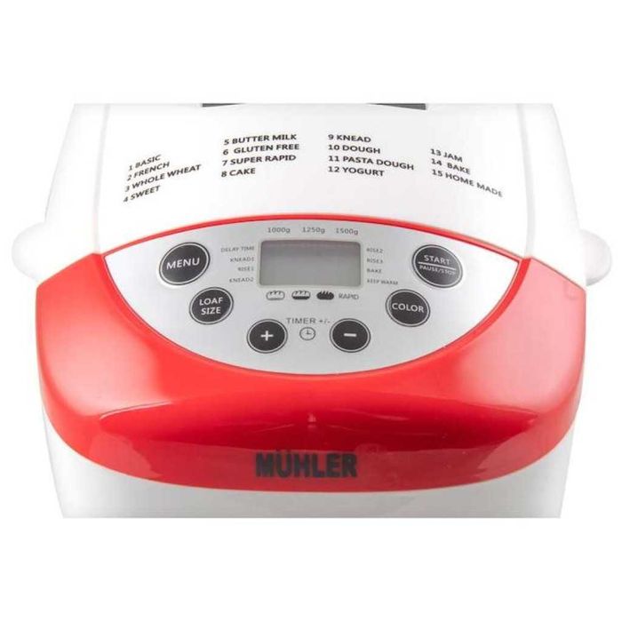 Хлебопекарна, бял- червен, две бъркалки