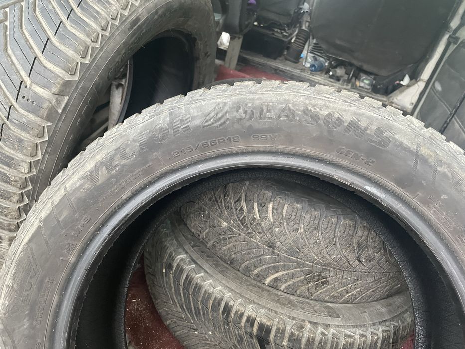 Всесезонни гуми Michelin 235/55/r18 и Goodyear 215/55/r18