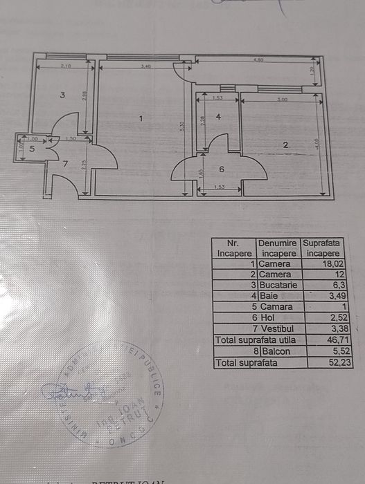 Apartament 2 camere militari veteranilor