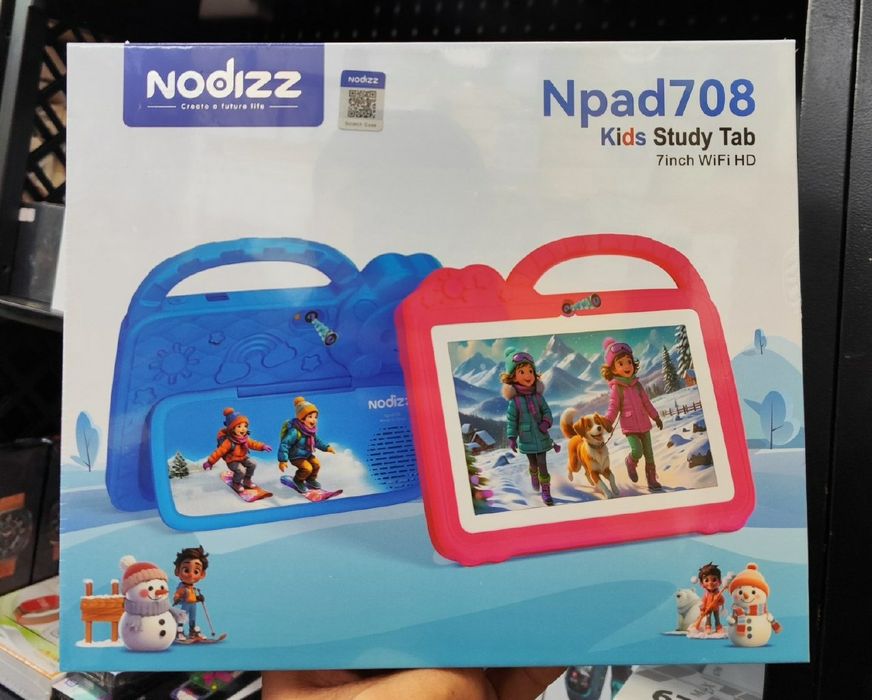 БЕПУЛ Доставка, Акция Сифатли Болалар Планшети Nodizz Npad708+Подарки