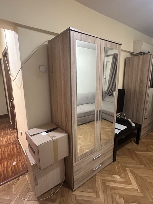 Dulap sifonier cu oglinzi L 85 / H 187 / A51