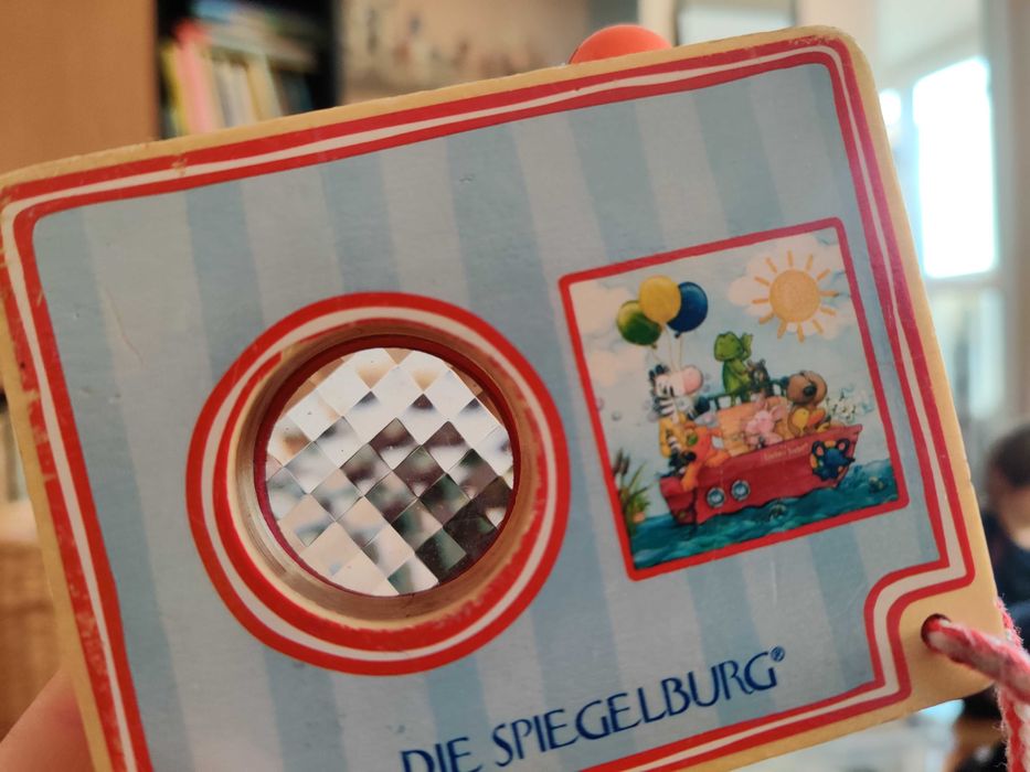 Дървена играчка фотоапарат