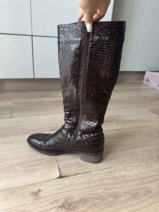 Ботуши естествен лак