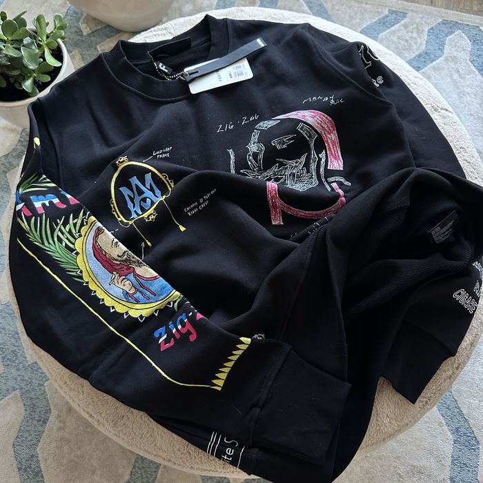 Bluza Neagra Bumbac Gros Amiri