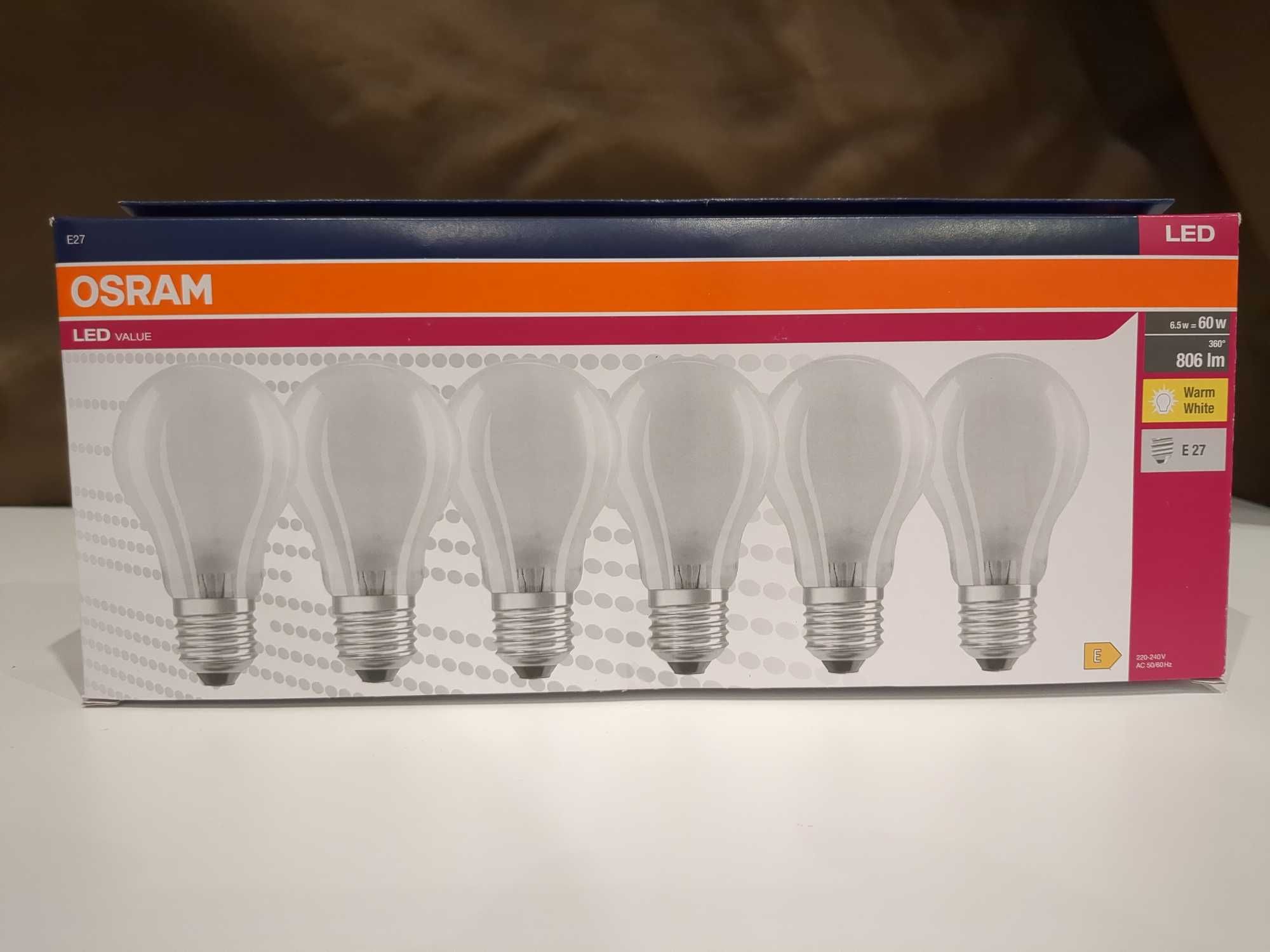 Лед крушки Osram LED VALUE E27 6.5W-60W