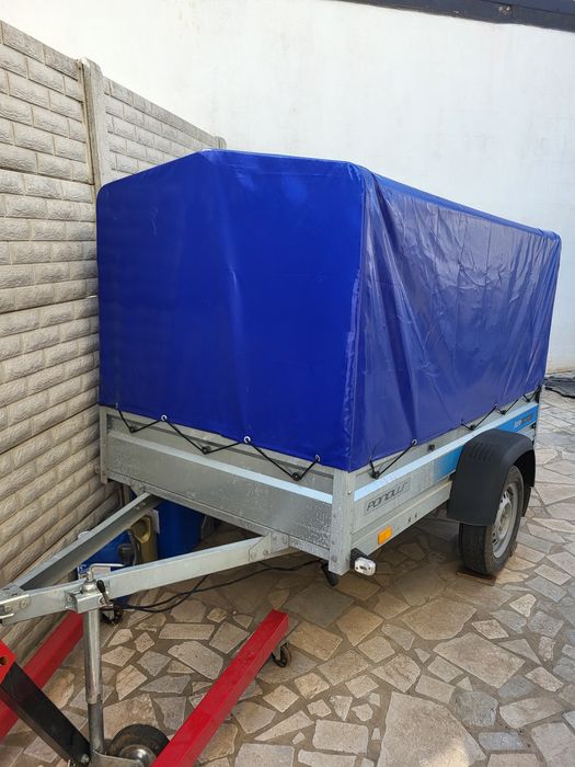 Remorca 750 kg FARO Polonia 236x125x149 ALKO cu prelata inmatriculata