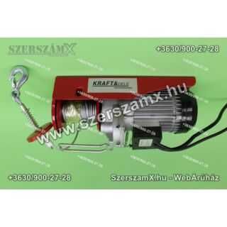 Palan electric cu cablu KraftDele KD1526 400/800kg