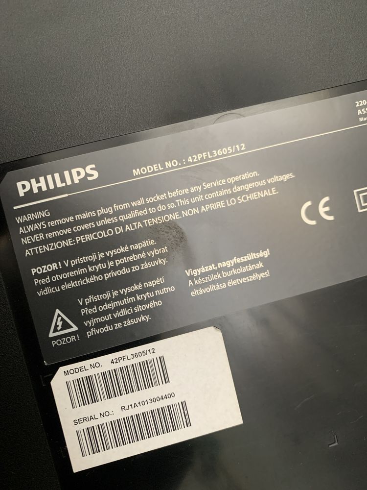 PIESE Tv philips 3000 series 42PFL3605/12