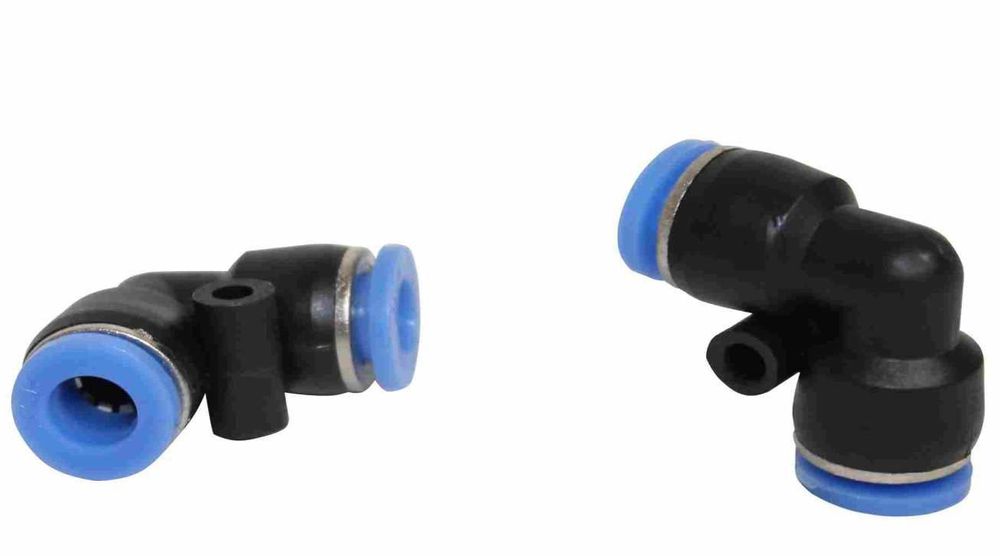 Cupla aer M6 , mufa rapida cot 90 grade, plastic