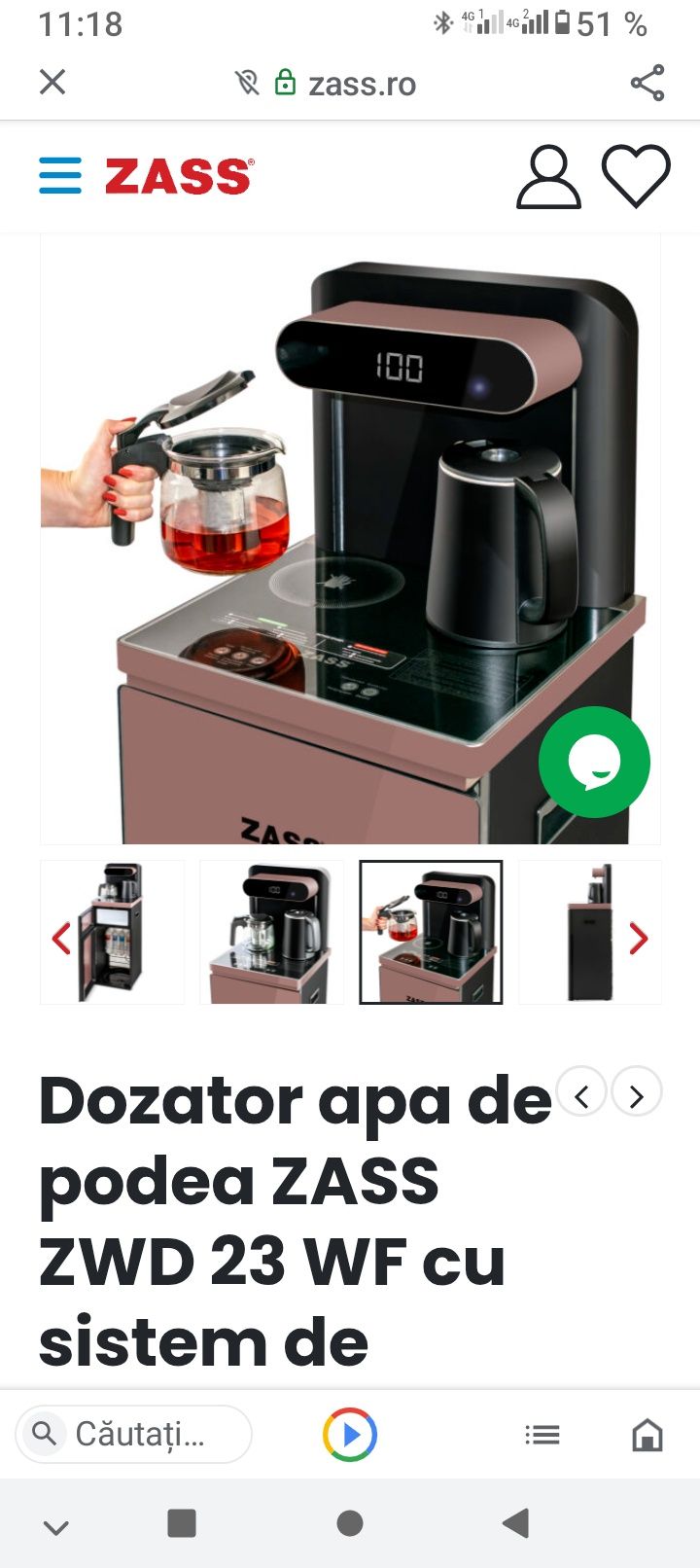 Dozator apa plată răcire/încălzire Nou Premium Lux