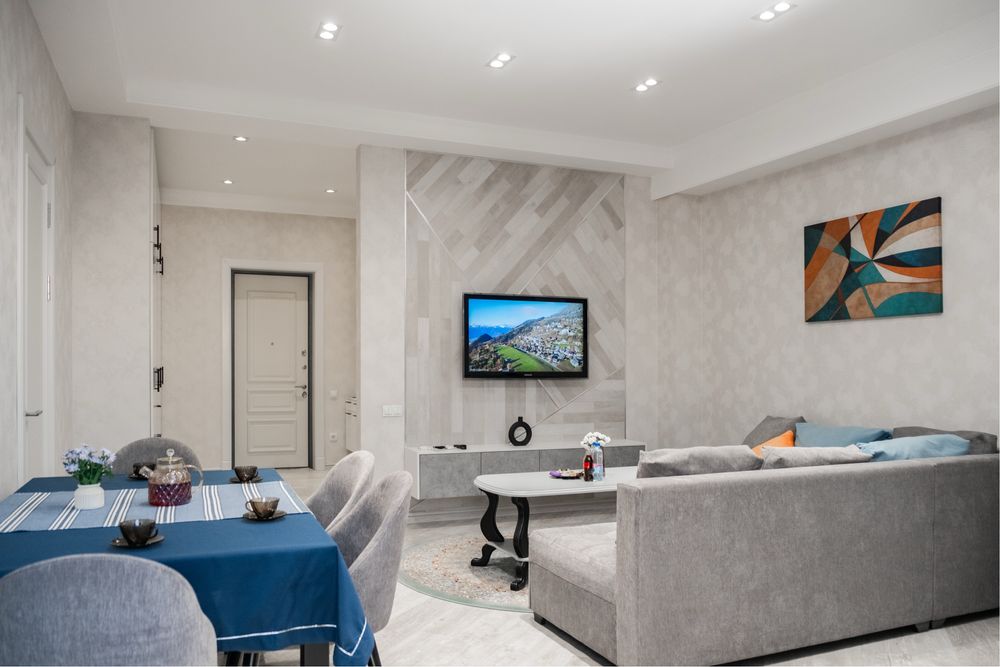 Уютные современные аппартаменты, жк Казахстан на метро минор