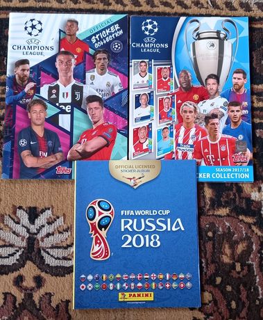 Albume fotbal UCl + world cup 2018
