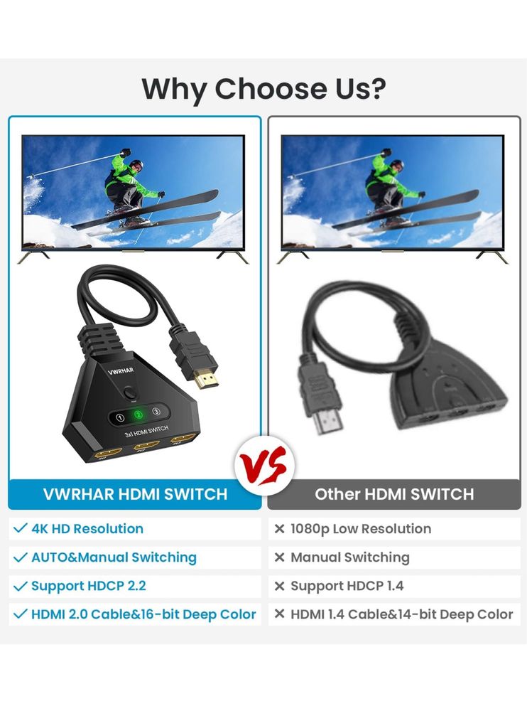 3 портов HDMI switch/ превключвател